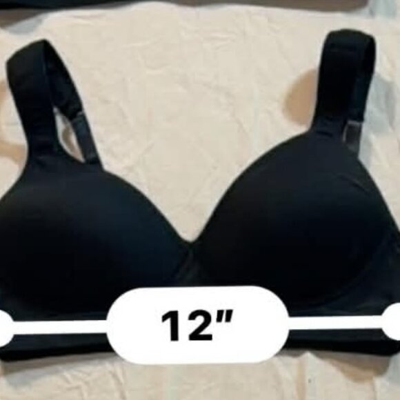 FOUR Zone Pro Lightly Padded Wireless Pullon Bras (white/grey/black) L / 34/36C - Picture 14 of 16